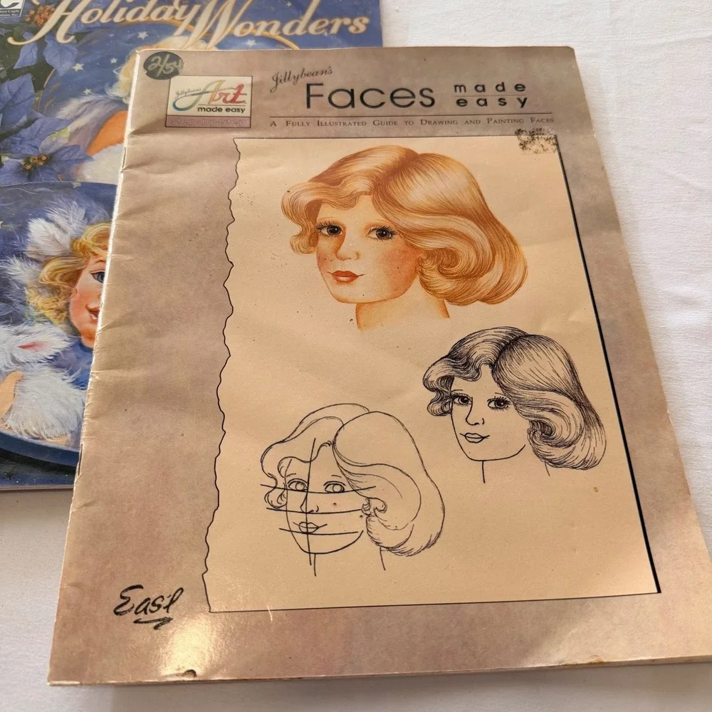 Craft Painting‎ Books Lot of 3 Faces Holiday Wonders Memories Collection
